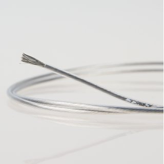 FEP Lampenkabel 1-adrig 1x0,50mm² transparent FEP Teflon...