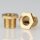 M10x1 Trompetennippel Messing 8mm lang 6-kant 12x10mm ohne Profil/Verdrehschutz