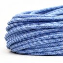 Textilkabel Jeans-Muster 3-adrig 3x0,75mm²...
