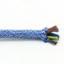 Textilkabel Jeans-Muster 3-adrig 3x0,75mm²...