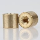 M4 Verbindungs-Muffe Gewinde-Adapter 8x7mm Messing roh