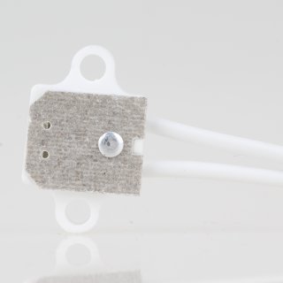 12 Volt Niedervolt G4 Halogen Fassung rechteckig 11cm Zuleitung