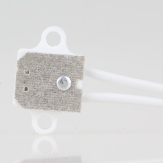 12 Volt Niedervolt G4 Halogen Lampenfassung rechteckig 11cm Zuleitung