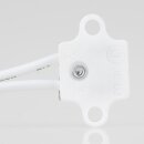 12 Volt Niedervolt G4 Halogen Lampenfassung rechteckig 11cm Zuleitung