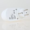 Steckdosen-Dimmer für LED Lampen 3-24W/230V und Glühlampen, Halogenlampen 25-200W/230V