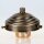 Lampenschirm Glashalter 89x34mm Antik Fume mit E27 Fassung
