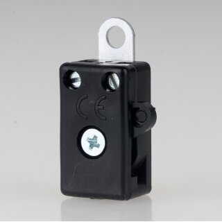 Einbau-Zugschalter 1-polig EIN/AUS 250V/2A L27xB16xH12mm mit Befestigungslasche für Lampen