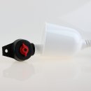 E27 Rollyzug Lampen Leuchtenpendel Kunststoff weiß 40-120cm lang mit Baldachin