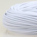 Textilkabel Stoffkabel weiß 1-adrig 1x0,75mm²...