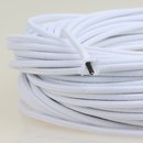 Textilkabel Stoffkabel weiß 1-adrig 1x0,75mm²...