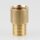 M10x1 AG auf M10x1 IG Reduzier-Nippel Kopfstück Gewinde-Adapter 12x18mm Messing roh