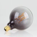 Danlamp E27 Vintage Deko LED Mega Edison Grey Lampe 125mm 240V/2,5W
