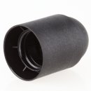 E27 Lampenfassung Thermoplast/Kunststoff schwarz mit Glattmantel M10x1 IG 250V/4A