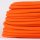 Textilkabel Orange 3-adrig 3x0,75 Schlauchleitung 3G 0,75 H03VV-F textilummantelt