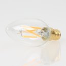 Danlamp E14 Vintage Deko LED Kerzenform klar Lampe 35mm 240V/4W