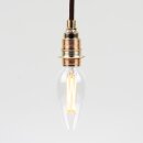 Danlamp E14 Vintage Deko LED Kerzenform klar Lampe 45mm...