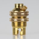 B15d Bajonett Lampenfassung Gewindemantel Messing M10x1...