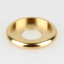 Zentrierscheibe Messing 25x3.5mm mit Rand 10.5mm Bohrung