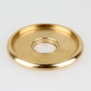 Zentrierscheibe Messing 35x3.5mm mit Rand 10.5mm Bohrung