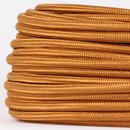 Textilkabel Stoffkabel englisch gold 2-adrig 2x0,75...