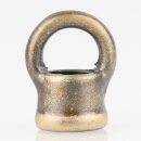 Ringnippel Metall Antik Fume 18x22mm M10x1 Innengewinde für Lampen und Leuchtenbau