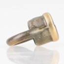 Ringnippel Metall Antik Fume 18x22mm M10x1 Innengewinde für Lampen und Leuchtenbau
