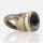 Ringnippel Metall Antik Fume 18x22mm M10x1 Innengewinde für Lampen und Leuchtenbau