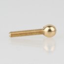 M3 Kugelkopfschraube 20x6mm Messing roh
