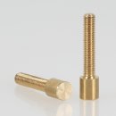 M4 Zylinderkopfschraube 26,5x6mm Messing roh