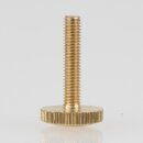 M3 Rändelschrauben 18x10mm Messing roh