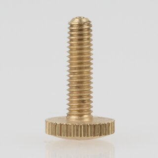 M4 Rändelschraube 18x10mm Messing roh