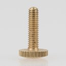 M4 Rändelschraube 18x10mm Messing roh