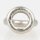 Ringnippel Metall Edelstahl-Optik 18x22mm M10x1 Innengewinde für Lampen und Leuchtenbau