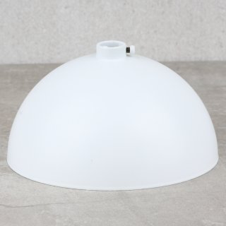 Lampen-Baldachin 50x100 Metall weiß Kugelform mit 10mm Stellring