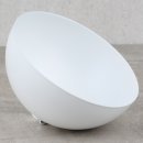 Lampen-Baldachin 50x100 Metall weiß Kugelform mit...