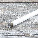 Lampen Pendelrohr weiß Länge 30cm M10x1 Außengewinde beidseitig