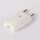 Eurostecker Europa-Flachstecker weiß 250V/6A mit Schraubkontakte und Zugentlastung