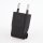 Eurostecker Europa-Flachstecker schwarz 250V/6A mit Schraubkontakte und seitlichem Kabelauslass