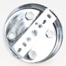 Lampen-Baldachin 100x25mm Metall verchromt mit...