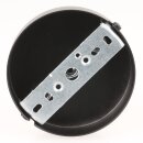 3-Loch Lampen-Baldachin Metall 100x25mm schwarz mit...