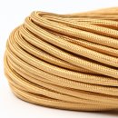 Textilkabel Gold 2-adrig 2x0,75mm² Zug-Pendelleitung S03RT-F