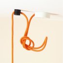 Lampen Distanz-Aufhänger Affenschaukel 18x23mm Kunststoff transparent