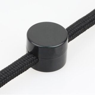 Lampen Distanz-Aufhänger Affenschaukel 18x23mm Kunststoff schwarz