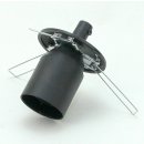 Kuppelscheibe Abschlu&szlig;scheibe Kaschierung Kunststoff transparent mit Lochmuster Durchmesser 62x7mm