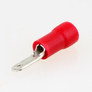 Kabelschuh Flachstecker 2.8mm rot für Leitungsquerschnitt 0.5-1.5mm²