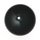 Lampen-Baldachin 73x68mm Kunststoff schwarz rund