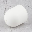 Lampen-Baldachin 73x68mm Kunststoff weiß rund