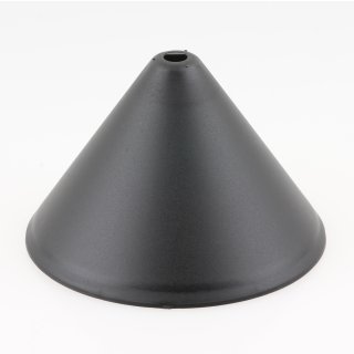 Lampen-Baldachin 110x70mm Kunststoff schwarz Pyramiden Form mit Feststellschraube