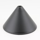 Lampen-Baldachin 110x70mm Kunststoff schwarz Pyramiden Form mit Feststellschraube