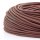 Textilkabel Stoffkabel braun 1-adrig 1x0,75mm² Einzeladerleitung 